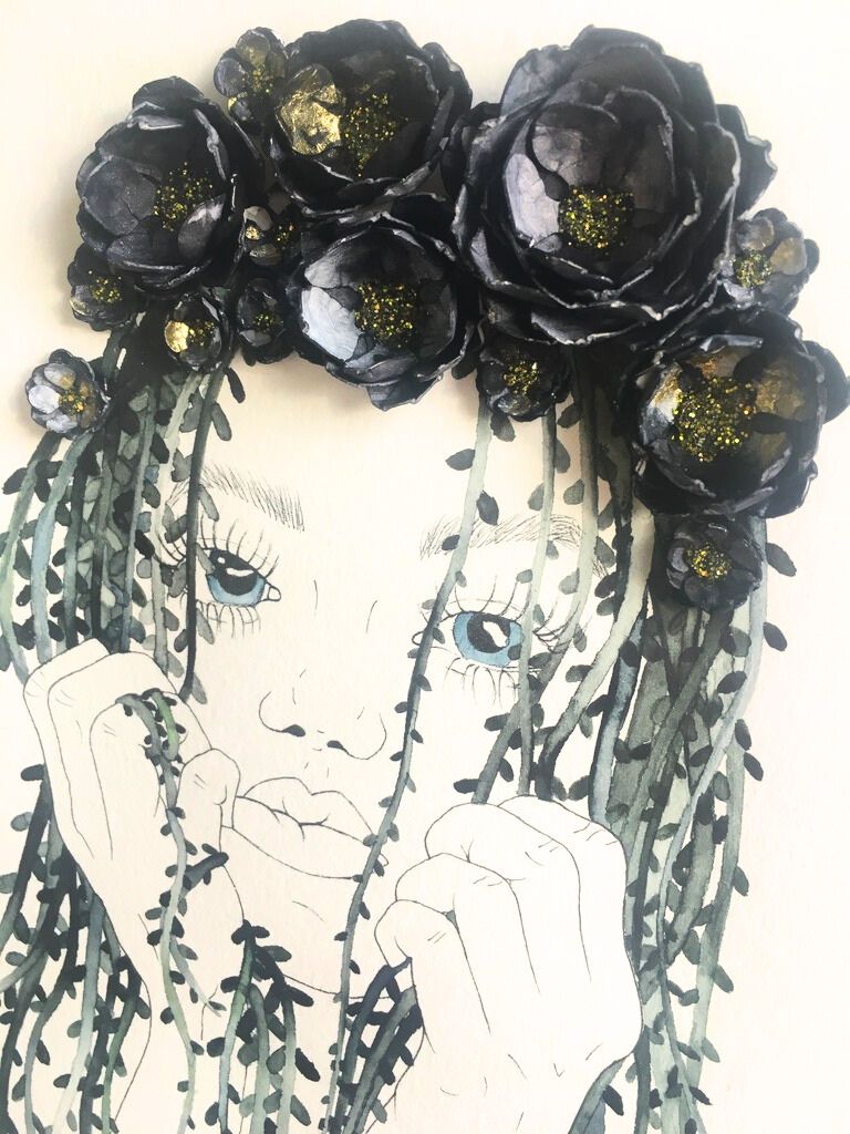 Orginalmålning - Självporträtt - SÅLD